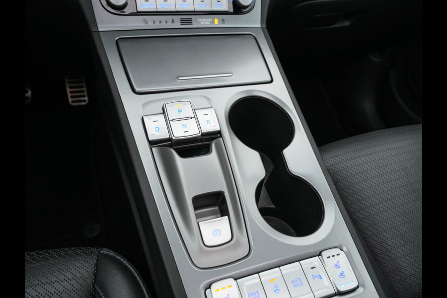Hyundai Kona EV Premium 64 kWh (INCL-BTW) *PANO | FULL-LEATHER | KRELL-AUDIO | HEAD-UP | FULL-LED | NAVI-FULLMAP | DAB | ADAPT.CRUISE | KEYLESS | CAMERA | BLIND-SPOT | LANE-ASSIST | DIGI-COCKPIT | COMFORT-SEATS | 17''ALU*