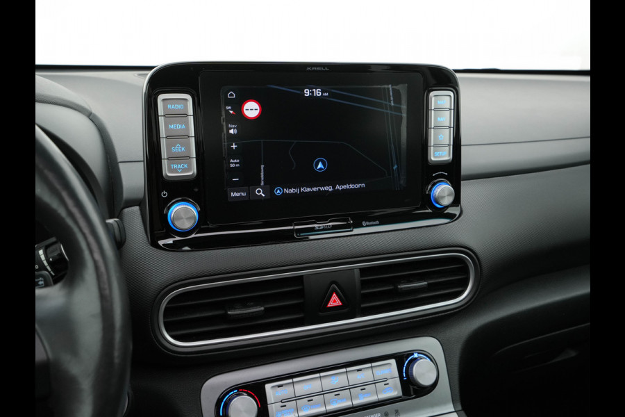 Hyundai Kona EV Premium 64 kWh (INCL-BTW) *PANO | FULL-LEATHER | KRELL-AUDIO | HEAD-UP | FULL-LED | NAVI-FULLMAP | DAB | ADAPT.CRUISE | KEYLESS | CAMERA | BLIND-SPOT | LANE-ASSIST | DIGI-COCKPIT | COMFORT-SEATS | 17''ALU*