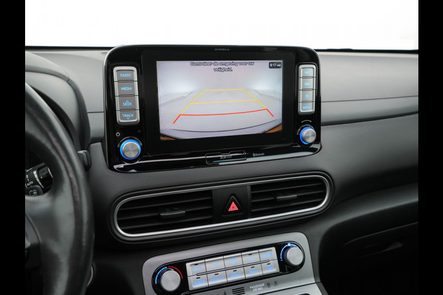 Hyundai Kona EV Premium 64 kWh (INCL-BTW) *PANO | FULL-LEATHER | KRELL-AUDIO | HEAD-UP | FULL-LED | NAVI-FULLMAP | DAB | ADAPT.CRUISE | KEYLESS | CAMERA | BLIND-SPOT | LANE-ASSIST | DIGI-COCKPIT | COMFORT-SEATS | 17''ALU*