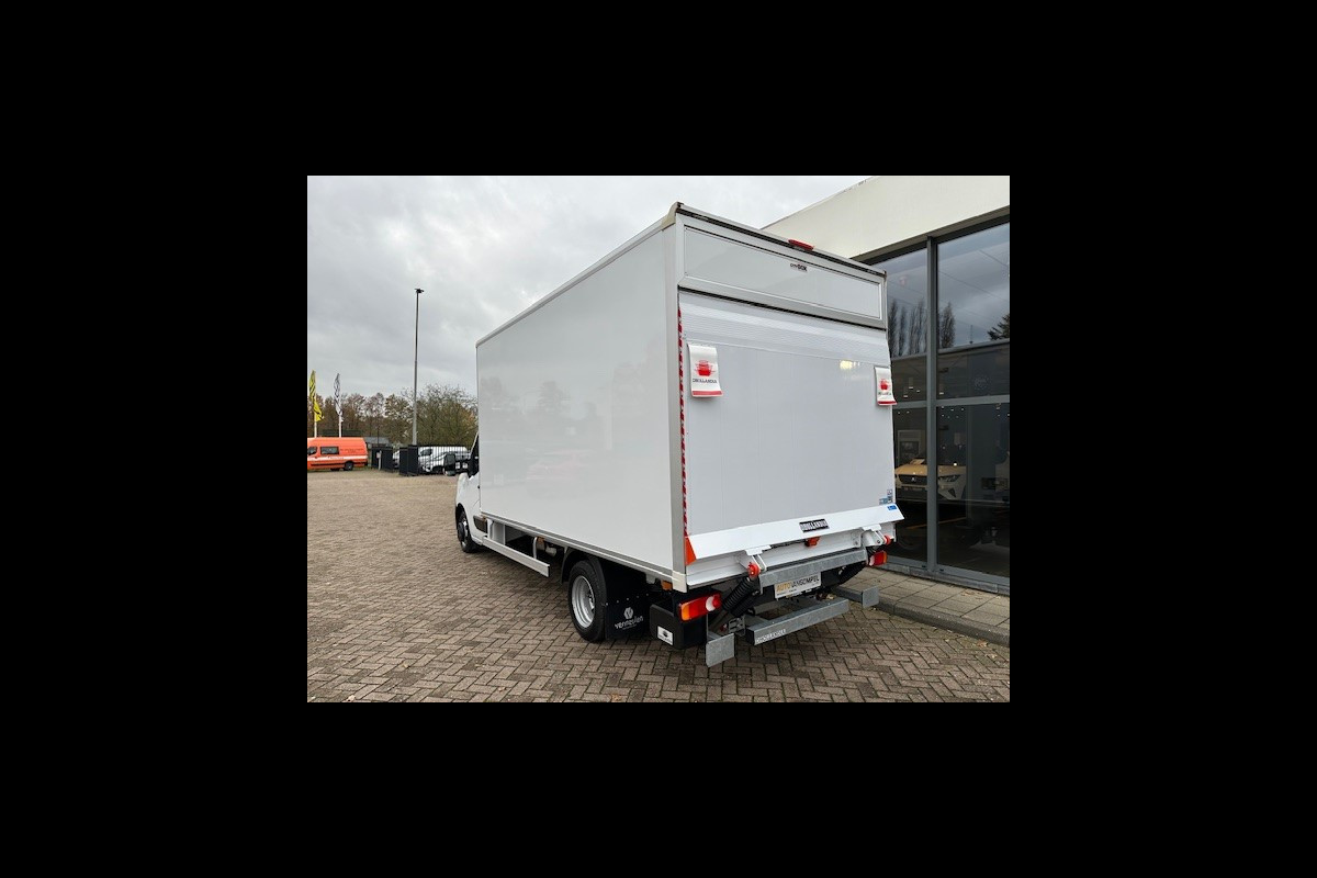 Renault Master Bakwagen met laadklep 2.3dCi 165 pk DL/Dubbel lucht/Laadklep 750kg/Navigatie/Cruisecontrol Citybox/Meubelbak/mechanisch geveerde Hoogte 2.320 inwendig/ Breedte 2.220 uitwendig/ Lengte 4.400 inwendig