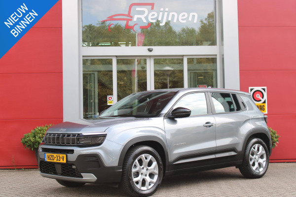 Jeep Avenger 1.2 100PK ALTITUDE | JBL AUDIO | NAVIGATIE | STOEL VERWARMING | DRAADLOZE APPLE CARPLAY/ANDROID AUTO | DRAADLOZE TELEFOONLADER | ADAPTIVE CRUISE CONTROL | DAB+ RADIO | LED KOPLAMPEN | LICHTMETALEN VELGEN | KEYLESS ENTRY/START | ELEKTRISCH BEDIENBARE ACHTERKLEP | CLIMATE CONTROL |