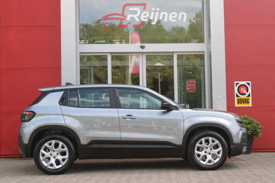Jeep Avenger 1.2 100PK ALTITUDE | JBL AUDIO | NAVIGATIE | STOEL VERWARMING | DRAADLOZE APPLE CARPLAY/ANDROID AUTO | DRAADLOZE TELEFOONLADER | ADAPTIVE CRUISE CONTROL | DAB+ RADIO | LED KOPLAMPEN | LICHTMETALEN VELGEN | KEYLESS ENTRY/START | ELEKTRISCH BEDIENBARE ACHTERKLEP | CLIMATE CONTROL |