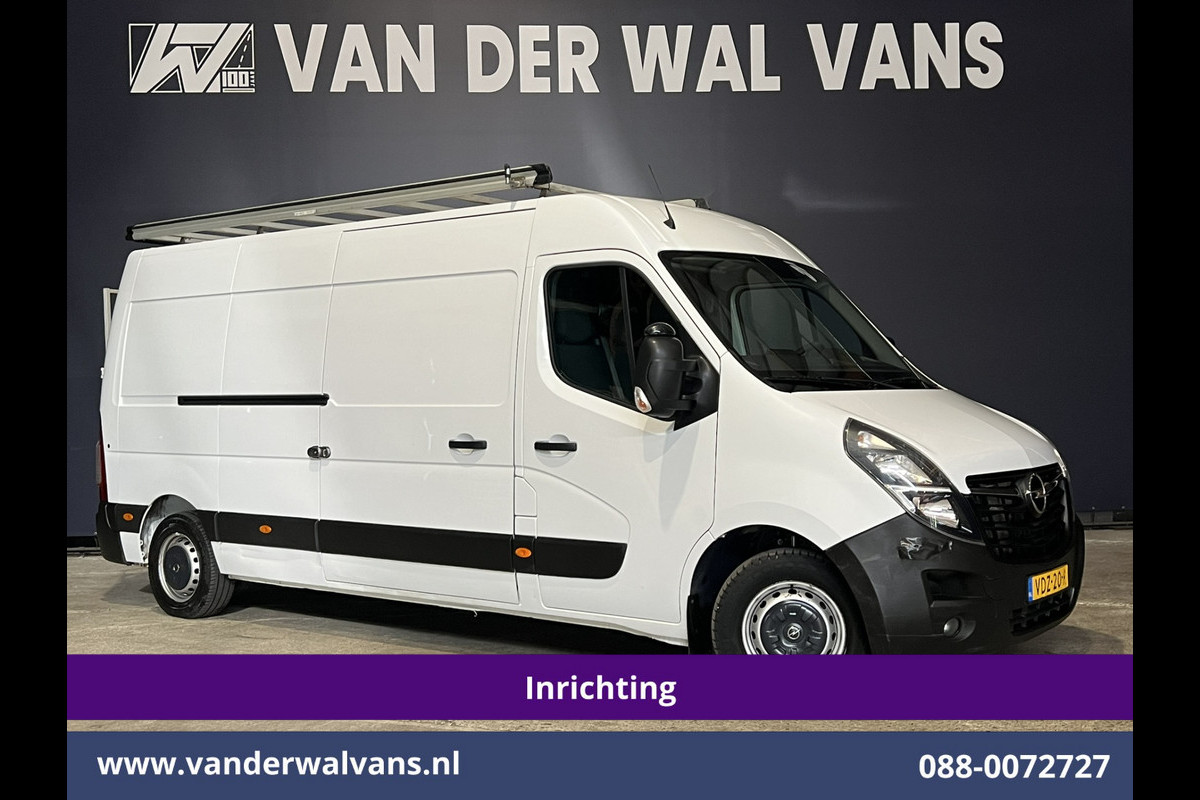 Opel Movano 2.3 Turbo 150pk L3H2 inrichting Euro6 Airco | 2500kg Trekhaak | Camera | Navigatie | Imperiaal trap, cruisecontrol, parkeersensoren, bijrijdersbank, LED Opel Movano 2.3 Turbo 150pk L3H2 inrichting Euro6 Airco | 2500kg Trekhaak | Camera | Navigatie | Imperiaal trap, cruisecontrol, parkeersensoren, bijrijdersbank, LED