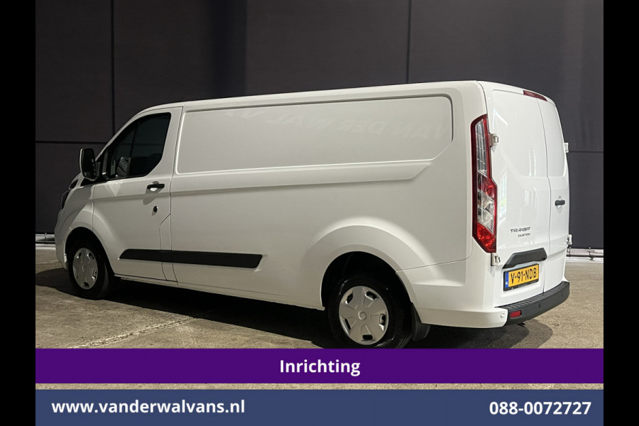 Ford Transit Custom 2.0 TDCI L2H1 Inrichting Euro6 Airco | Navigatie | Camera | LED | Cruisecontrol | Android Auto Parkeersensoren, Verwarmde voorruit, Stoelverwarming, Bijrijdersbank, 2800kg trekvermogen