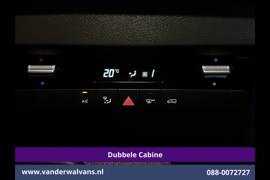 Mercedes-Benz Sprinter 314 CDI 143pk Pick-Up Open Laadbak 1000kg Kraan Dubbele Cabine Euro6 Airco | 3500kg Trekhaak | 6-Zits Apple Carplay, Android Auto, Cruisecontrol