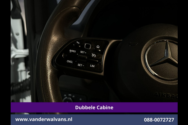 Mercedes-Benz Sprinter 314 CDI 143pk Pick-Up Open Laadbak 1000kg Kraan Dubbele Cabine Euro6 Airco | 3500kg Trekhaak | 6-Zits Apple Carplay, Android Auto, Cruisecontrol