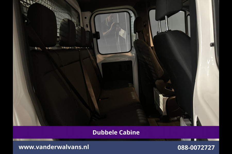 Mercedes-Benz Sprinter 314 CDI 143pk Pick-Up Open Laadbak 1000kg Kraan Dubbele Cabine Euro6 Airco | 3500kg Trekhaak | 6-Zits Apple Carplay, Android Auto, Cruisecontrol