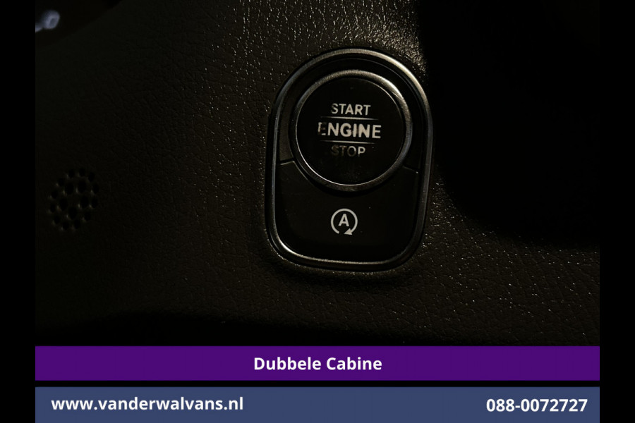Mercedes-Benz Sprinter 314 CDI 143pk Pick-Up Open Laadbak 1000kg Kraan Dubbele Cabine Euro6 Airco | 3500kg Trekhaak | 6-Zits Apple Carplay, Android Auto, Cruisecontrol