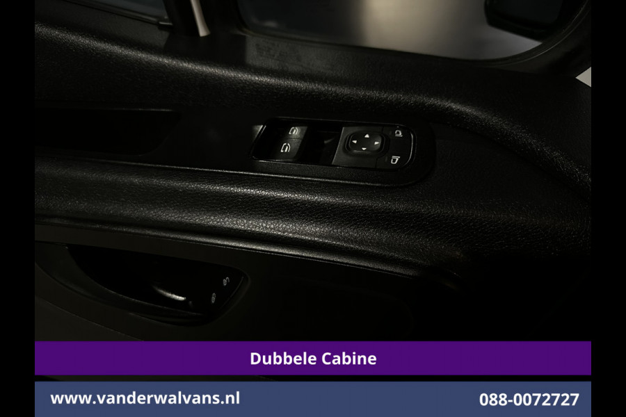 Mercedes-Benz Sprinter 314 CDI 143pk Pick-Up Open Laadbak 1000kg Kraan Dubbele Cabine Euro6 Airco | 3500kg Trekhaak | 6-Zits Apple Carplay, Android Auto, Cruisecontrol