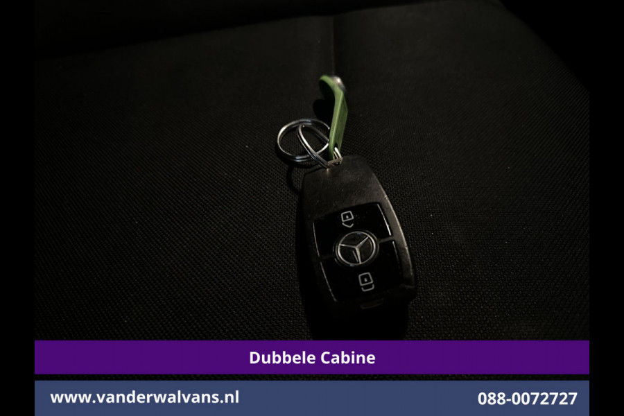 Mercedes-Benz Sprinter 314 CDI 143pk Pick-Up Open Laadbak 1000kg Kraan Dubbele Cabine Euro6 Airco | 3500kg Trekhaak | 6-Zits Apple Carplay, Android Auto, Cruisecontrol
