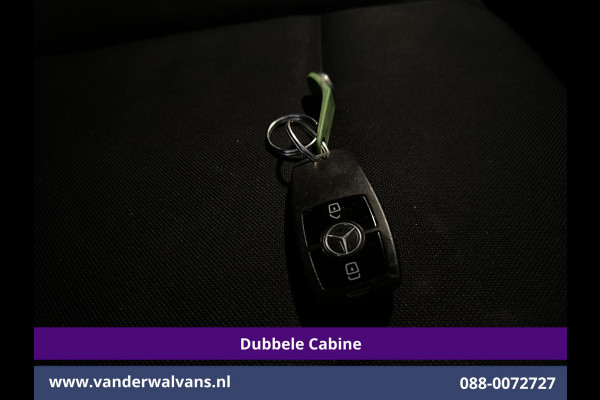 Mercedes-Benz Sprinter 314 CDI 143pk Pick-Up Open Laadbak 1000kg Kraan Dubbele Cabine Euro6 Airco | 3500kg Trekhaak | 6-Zits Apple Carplay, Android Auto, Cruisecontrol