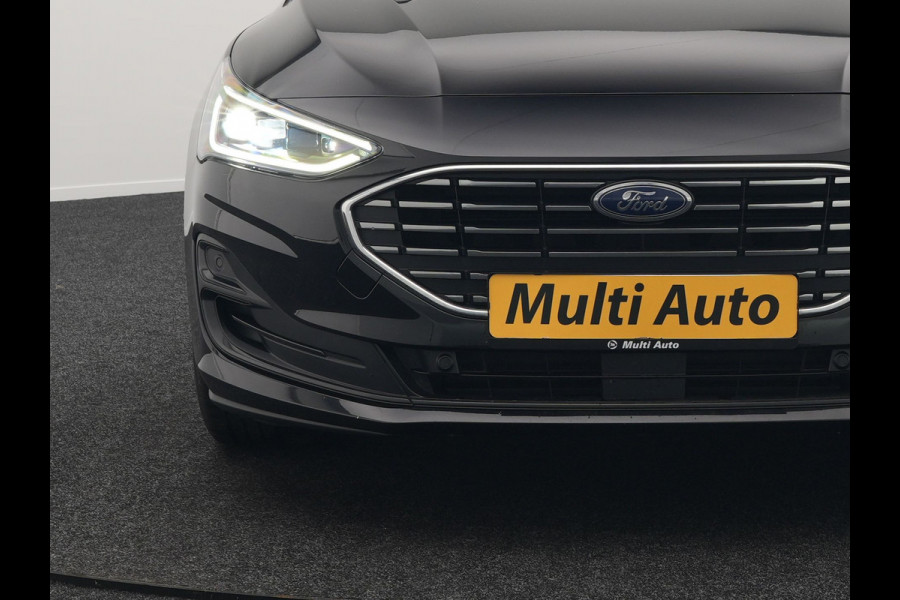 Ford Focus EcoBoost Hybrid 155pk Dealer O.H | Trekhaak Af Fabriek | Adaptive Cruise | Camera | Apple Carplay | Verwarmde Sportstoel & Stuur | Navigatie | Blis | Virtual | DAB |