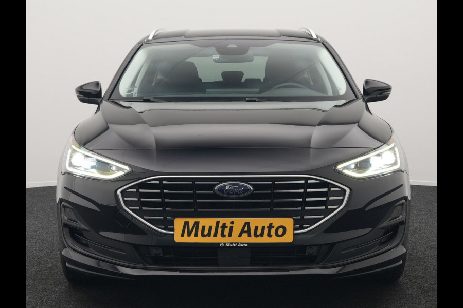 Ford Focus EcoBoost Hybrid 155pk Dealer O.H | Trekhaak Af Fabriek | Adaptive Cruise | Camera | Apple Carplay | Verwarmde Sportstoel & Stuur | Navigatie | Blis | Virtual | DAB |