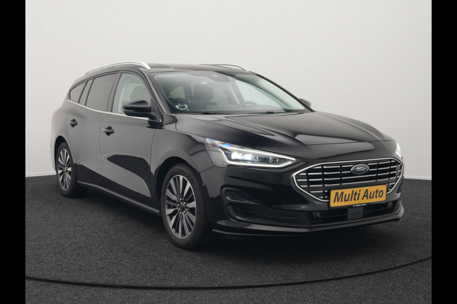 Ford Focus EcoBoost Hybrid 155pk Dealer O.H | Trekhaak Af Fabriek | Adaptive Cruise | Camera | Apple Carplay | Verwarmde Sportstoel & Stuur | Navigatie | Blis | Virtual | DAB |