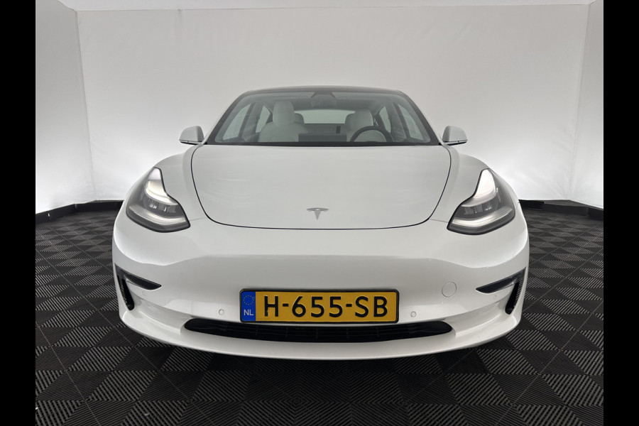Tesla Model 3 Long Range AWD 75 kWh [ 3-Fase ] (INCL-BTW) Aut. *PANO | AUTO-PILOT | LUXURY-LEATHER | TOWBAR | KEYLESS | FULL-LED | MEMORY-PACK | SURROUND-VIEW | DAB | CARPLAY | DIGI-COCKPIT | LANE-ASSIST | COMFORT-SEATS | 18"ALU*