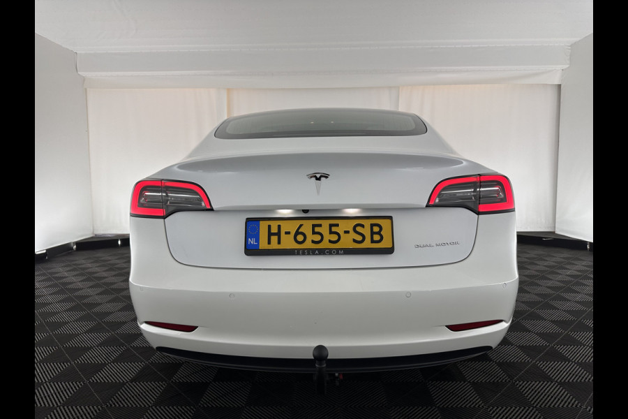 Tesla Model 3 Long Range AWD 75 kWh [ 3-Fase ] (INCL-BTW) Aut. *PANO | AUTO-PILOT | LUXURY-LEATHER | TOWBAR | KEYLESS | FULL-LED | MEMORY-PACK | SURROUND-VIEW | DAB | CARPLAY | DIGI-COCKPIT | LANE-ASSIST | COMFORT-SEATS | 18"ALU*