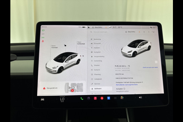 Tesla Model 3 Long Range AWD 75 kWh [ 3-Fase ] (INCL-BTW) Aut. *PANO | AUTO-PILOT | LUXURY-LEATHER | TOWBAR | KEYLESS | FULL-LED | MEMORY-PACK | SURROUND-VIEW | DAB | CARPLAY | DIGI-COCKPIT | LANE-ASSIST | COMFORT-SEATS | 18"ALU*