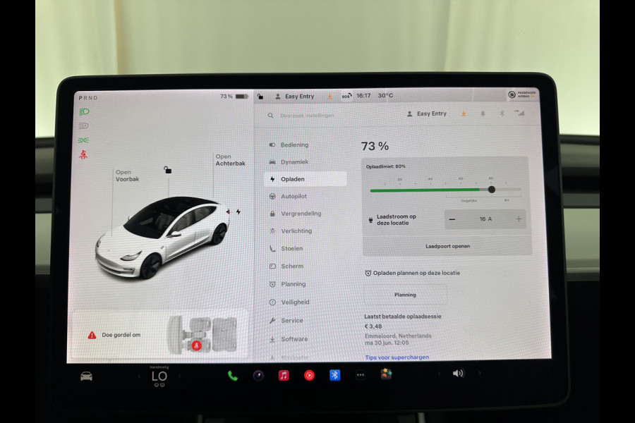 Tesla Model 3 Long Range AWD 75 kWh [ 3-Fase ] (INCL-BTW) Aut. *PANO | AUTO-PILOT | LUXURY-LEATHER | TOWBAR | KEYLESS | FULL-LED | MEMORY-PACK | SURROUND-VIEW | DAB | CARPLAY | DIGI-COCKPIT | LANE-ASSIST | COMFORT-SEATS | 18"ALU*