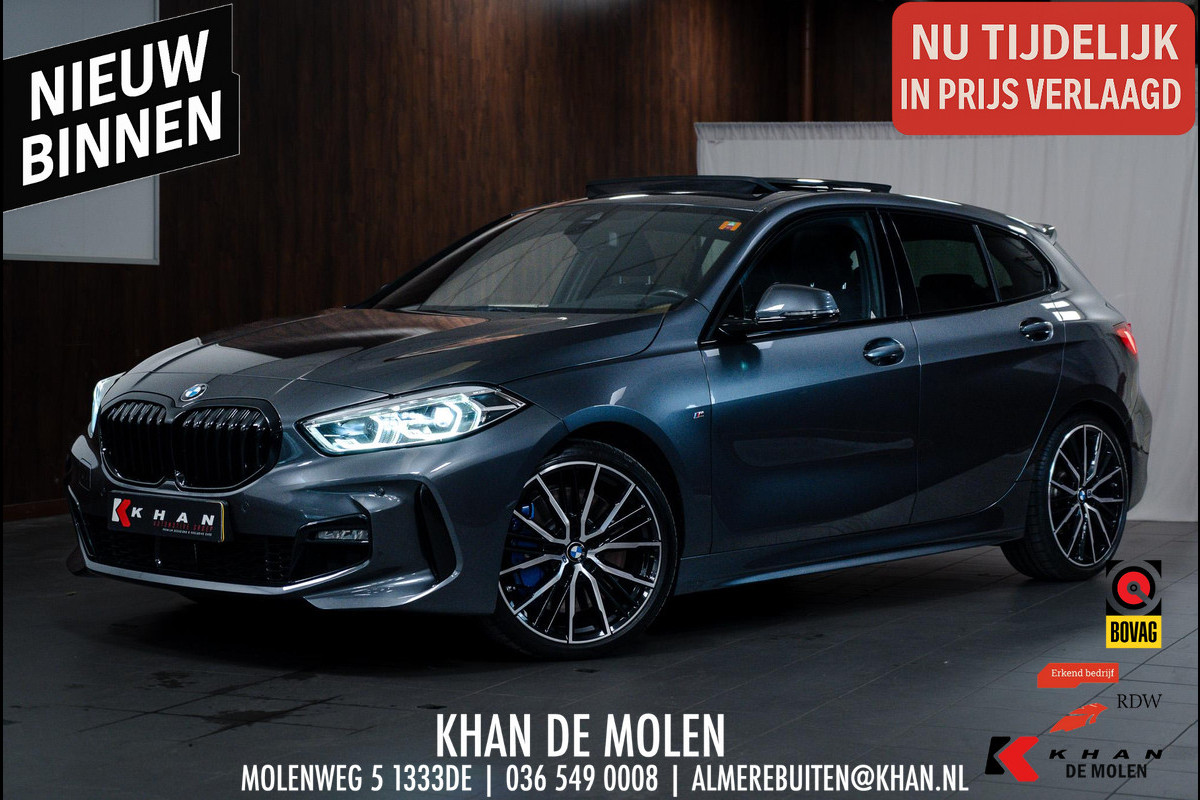 BMW 1-serie 118i High Executive M-Sport Pano|Sfeer|Dealer onderhouden BMW 1-serie 118i High Executive M-Sport Pano|Sfeer|Dealer onderhouden