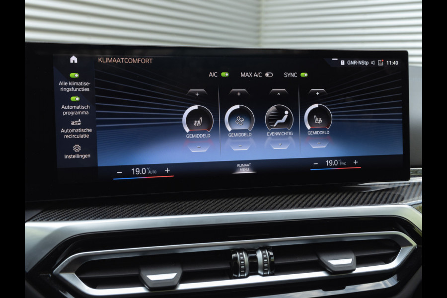 BMW i4 M50 - Dak - Memoryzetel - Trekhaak - Leder Dash - Driving + Parking Ass Prof