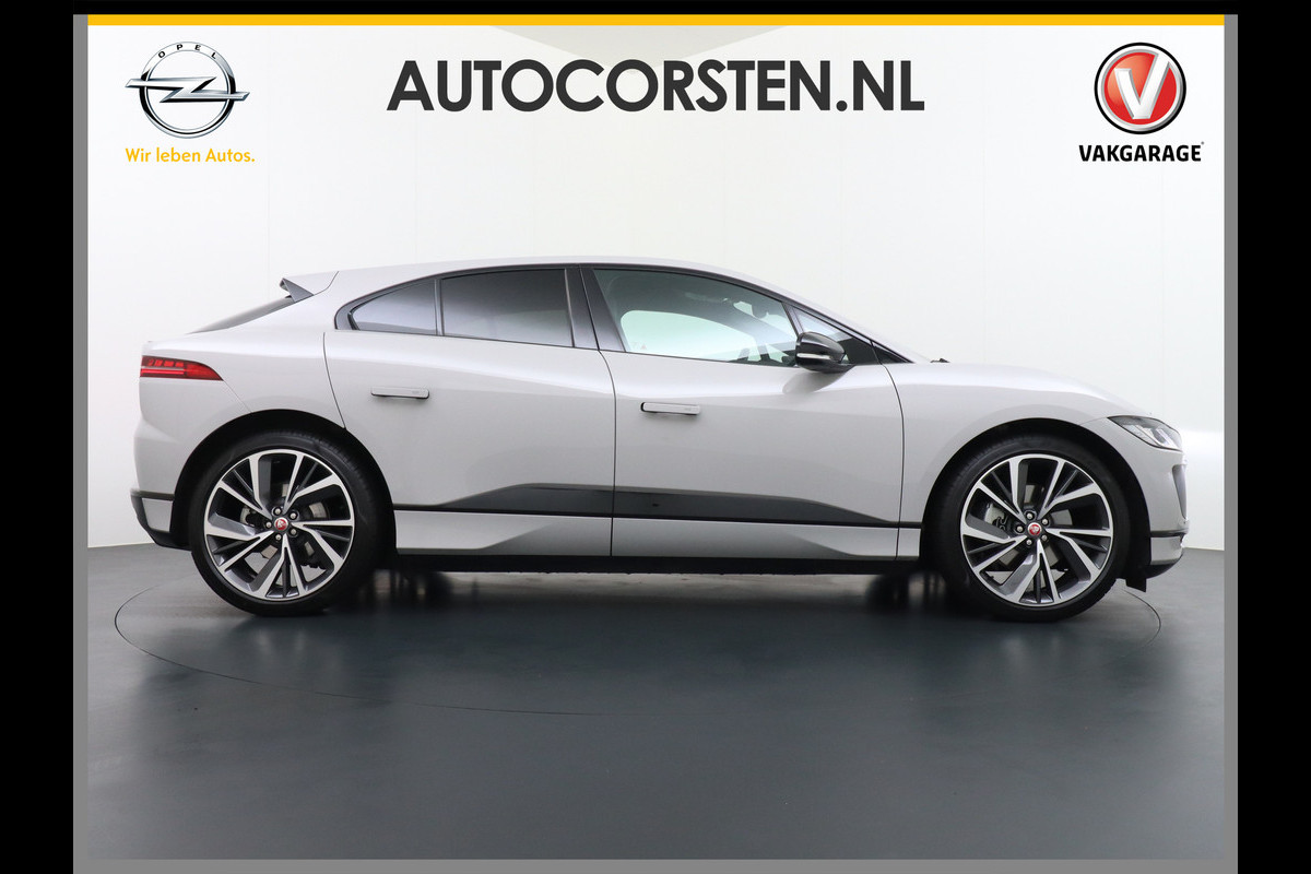 Jaguar I-PACE EV400 PK HSE Luchtvering Pano-Dak Matrix LED € 101K-nieuw! Lmv 22" Stoel- Leer+Elektr+Geheugen Apple Carplay Camera DAB Voicecom Meridian™ Surround 825Watt Dual-Ecc achter ! Driver-Assistance-Pack AEB DodehoekDetector ASR Hill-Hold Roll-Stability Control Verkeersborddetectie vermoeidheidsherkenning UitparkeerWaarsch. Orig. NLse auto 4,8sec 0-100 11KW laden thuis ! Snelladen tot 104kw DC 696Nm koppel ! 90kwh accu Slechts 20.500 km. Jaguar I-PACE EV400 PK HSE Luchtvering Pano-Dak Matrix LED € 101K-nieuw! Lmv 22" Stoel- Leer+Elektr+Geheugen Apple Carplay Camera DAB Voicecom Meridian™ Surround 825Watt Dual-Ecc achter ! Driver-Assistance-Pack AEB DodehoekDetector ASR Hill-Hold Roll-Stability Control Verkeersborddetectie vermoeidheidsherkenning UitparkeerWaarsch. Orig. NLse auto 4,8sec 0-100 11KW laden thuis ! Snelladen tot 104kw DC 696Nm koppel ! 90kwh accu Slechts 20.500 km.