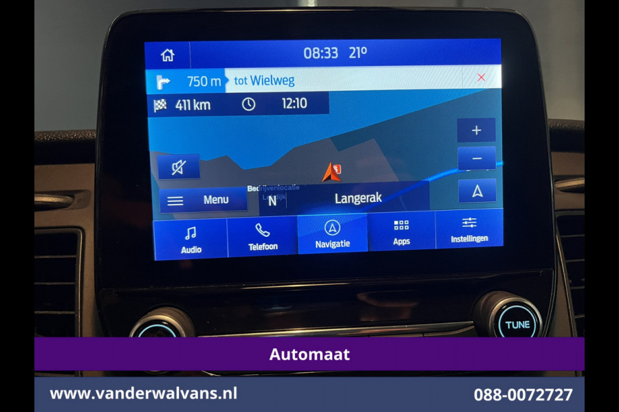 Ford Transit Custom 2.0 TDCI 131pk Automaat L1H1 Euro6 Airco | Camera | Navigatie | LED | Apple Carplay | LM velgen Android Auto, Cruisecontrol, Parkeersensoren, Stoelverwarming, Verwarmde voorruit