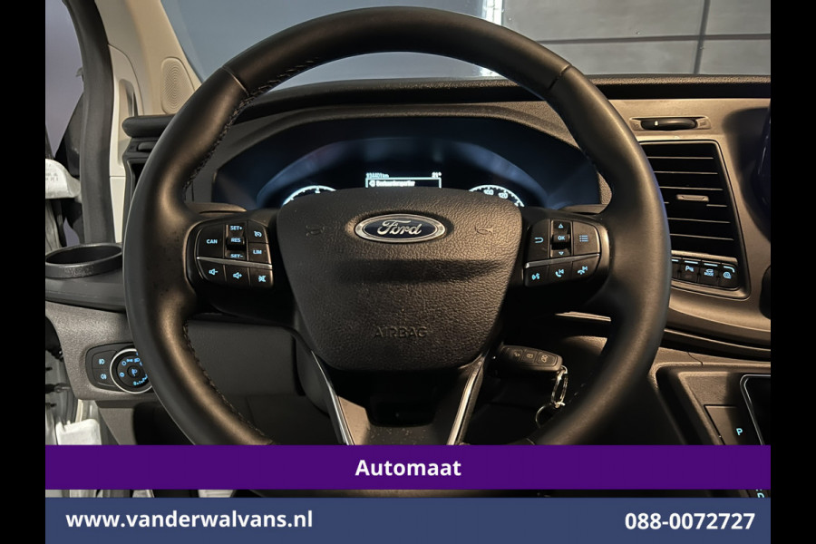Ford Transit Custom 2.0 TDCI 131pk Automaat L1H1 Euro6 Airco | Camera | Navigatie | LED | Apple Carplay | LM velgen Android Auto, Cruisecontrol, Parkeersensoren, Stoelverwarming, Verwarmde voorruit