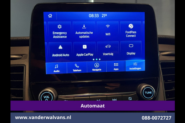 Ford Transit Custom 2.0 TDCI 131pk Automaat L1H1 Euro6 Airco | Camera | Navigatie | LED | Apple Carplay | LM velgen Android Auto, Cruisecontrol, Parkeersensoren, Stoelverwarming, Verwarmde voorruit