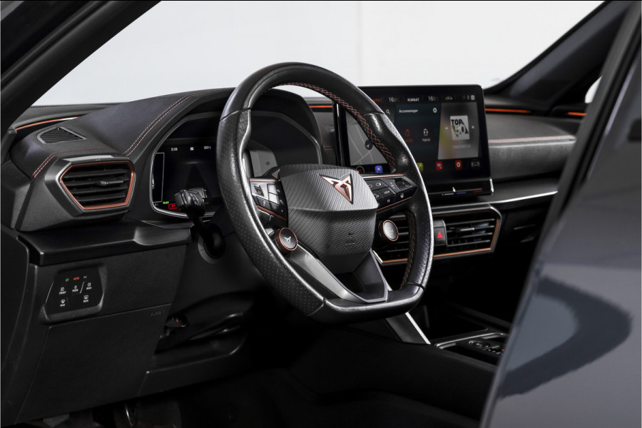 CUPRA Formentor 1.4 e-Hybrid |245PK| VZ Performance - Automaat | Camourflage Green | Dig.Cockpit | Adapt.Cruise | Stoel-+Stuurverw. | PDC | 360 Camera | NAV+App.Connect | ECC | Afn.Trekhaak | LM 19" |