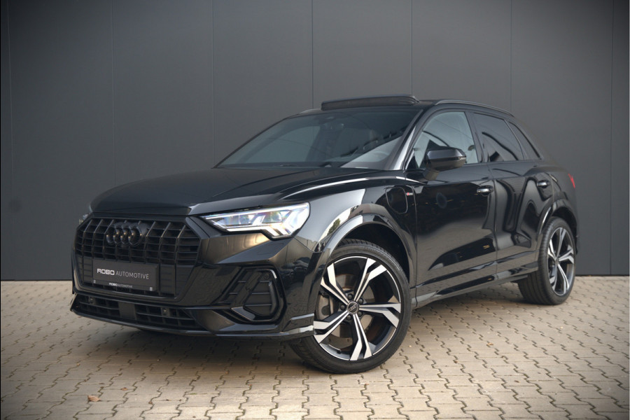 Audi Q3 45 TFSI e S edition | S-Line | Panoramadak | Sonos | Keyless | 360° Camera | Elek. Trekhaak | Matrix led | Dodehoekdetectie | BTW | Leer | Adaptive Cruise Control | Stoelverwarming | Elektrische Stoelen | Virtua