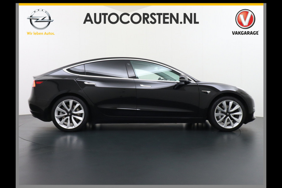 Tesla Model 3 Long Range AWD 75kWh 463PK Trekhaak 19" Ivory FSD-3 Computer Premium Audio AutoPilot Panoramadak Camera's Leer Adaptive-Cruise-C 4WD Stoel en achterbank verwarming Elektr.Stoelen+Memory+Easy-Entry WiFi Garantie op Accu tot 23-12-2027/192.000km
