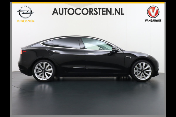 Tesla Model 3 Long Range AWD 75kWh 463PK Trekhaak 19" Ivory FSD-3 Computer Premium Audio AutoPilot Panoramadak Camera's Leer Adaptive-Cruise-C 4WD Stoel en achterbank verwarming Elektr.Stoelen+Memory+Easy-Entry WiFi Garantie op Accu tot 23-12-2027/192.000km