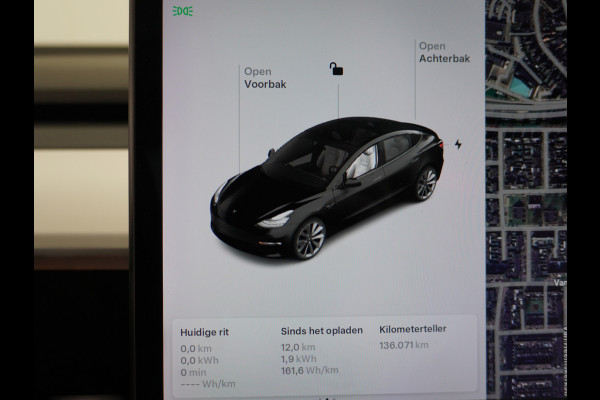 Tesla Model 3 Long Range AWD 75kWh 463PK Trekhaak 19" Ivory FSD-3 Computer Premium Audio AutoPilot Panoramadak Camera's Leer Adaptive-Cruise-C 4WD Stoel en achterbank verwarming Elektr.Stoelen+Memory+Easy-Entry WiFi Garantie op Accu tot 23-12-2027/192.000km