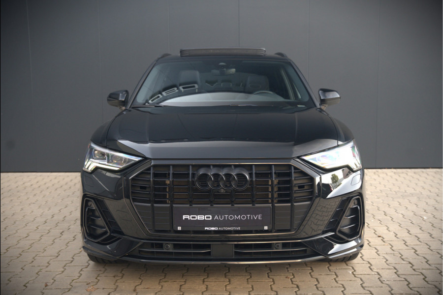Audi Q3 45 TFSI e S edition | S-Line | Panoramadak | Sonos | Keyless | 360° Camera | Elek. Trekhaak | Matrix led | Dodehoekdetectie | BTW | Leer | Adaptive Cruise Control | Stoelverwarming | Elektrische Stoelen | Virtua
