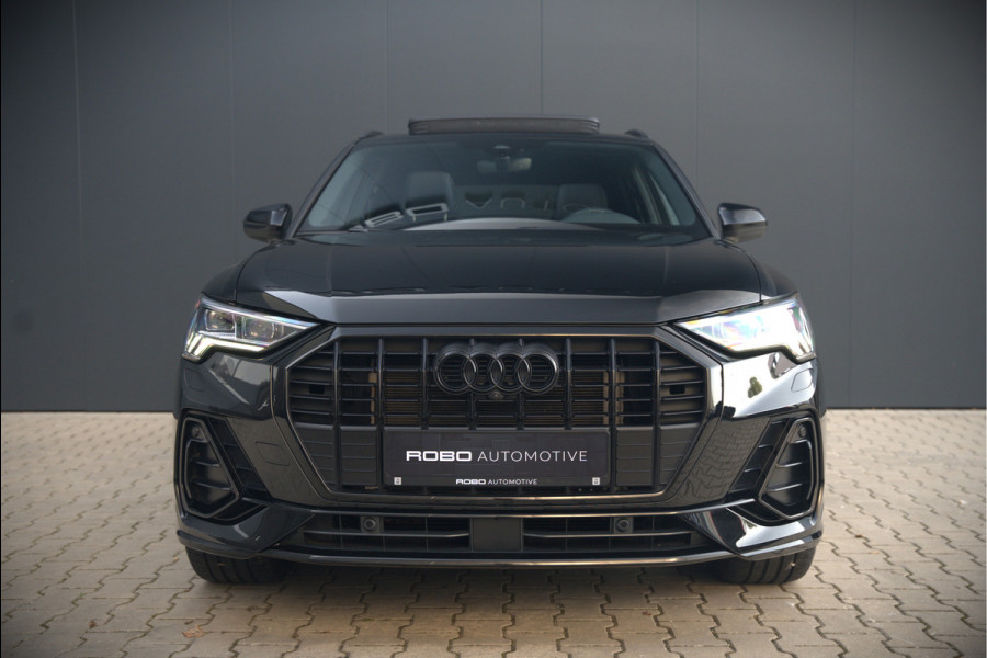 Audi Q3 45 TFSI e S edition | S-Line | Panoramadak | Sonos | Keyless | 360° Camera | Elek. Trekhaak | Matrix led | Dodehoekdetectie | BTW | Leer | Adaptive Cruise Control | Stoelverwarming | Elektrische Stoelen | Virtua