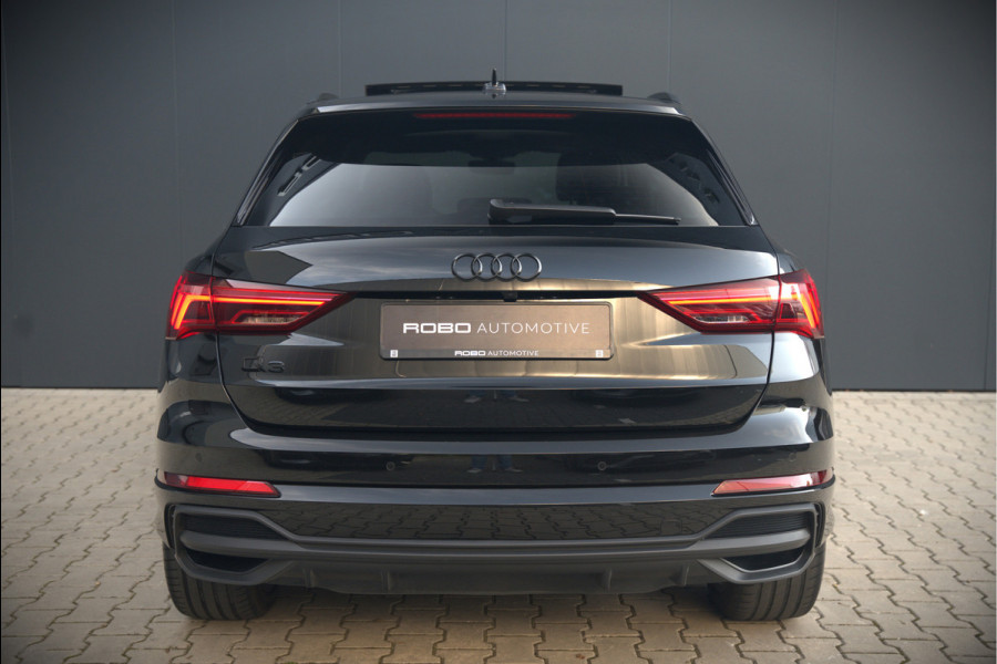 Audi Q3 45 TFSI e S edition | S-Line | Panoramadak | Sonos | Keyless | 360° Camera | Elek. Trekhaak | Matrix led | Dodehoekdetectie | BTW | Leer | Adaptive Cruise Control | Stoelverwarming | Elektrische Stoelen | Virtua
