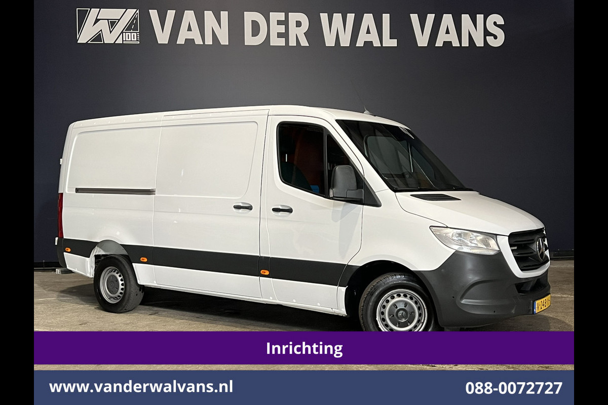 Mercedes-Benz Sprinter 319 CDI 191pk 3.0L V6 L2H1 3500kg Trekhaak Inrichting Euro6 Airco | Omvormer | Camera | Apple Carplay Android Auto, Cruisecontrol, Parkeersensoren