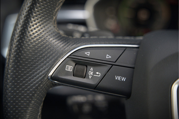 Audi Q3 45 TFSI e S edition | S-Line | Panoramadak | Sonos | Keyless | 360° Camera | Elek. Trekhaak | Matrix led | Dodehoekdetectie | BTW | Leer | Adaptive Cruise Control | Stoelverwarming | Elektrische Stoelen | Virtua