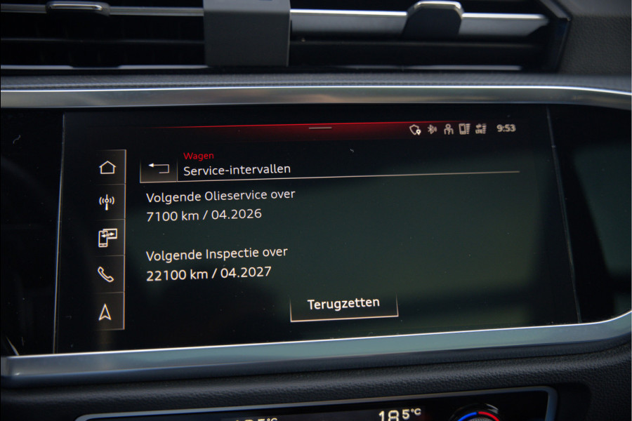 Audi Q3 45 TFSI e S edition | S-Line | Panoramadak | Sonos | Keyless | 360° Camera | Elek. Trekhaak | Matrix led | Dodehoekdetectie | BTW | Leer | Adaptive Cruise Control | Stoelverwarming | Elektrische Stoelen | Virtua