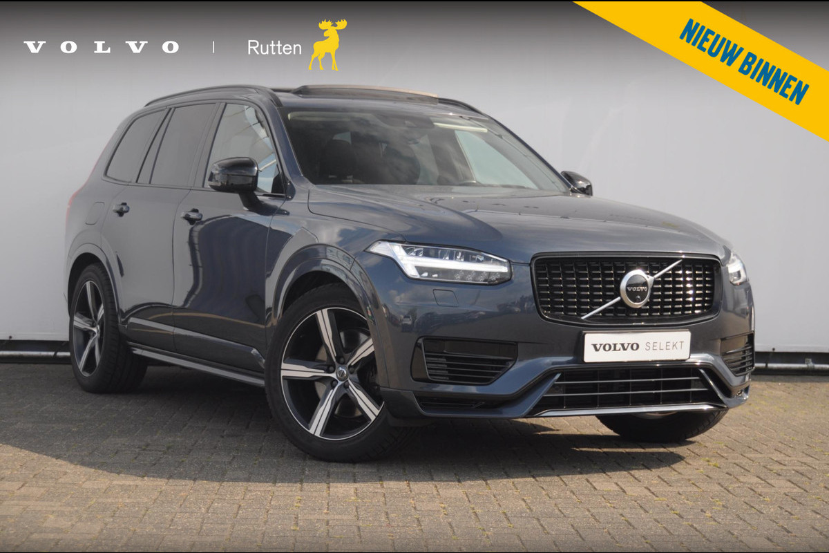 Volvo XC90 T8 390PK Automaat Recharge AWD R-Design / Adaptieve cruise control/ BLIS/ Luchtvering/ Trekhaak/ Harman Kardon Audio/ Apple carplay/ parkeersensoren met 360 Camera/ Elektrische achterklep/ Keyless/ Head up display Volvo XC90 T8 390PK Automaat Recharge AWD R-Design / Adaptieve cruise control/ BLIS/ Luchtvering/ Trekhaak/ Harman Kardon Audio/ Apple carplay/ parkeersensoren met 360 Camera/ Elektrische achterklep/ Keyless/ Head up display