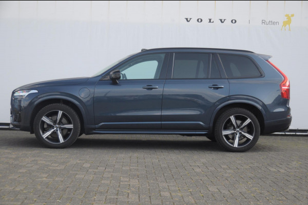 Volvo XC90 T8 390PK Automaat Recharge AWD R-Design / Adaptieve cruise control/ BLIS/ Luchtvering/ Trekhaak/ Harman Kardon Audio/ Apple carplay/ parkeersensoren met 360 Camera/ Elektrische achterklep/ Keyless/ Head up display