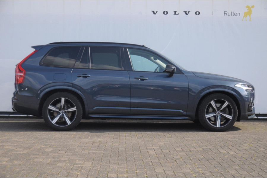 Volvo XC90 T8 390PK Automaat Recharge AWD R-Design / Adaptieve cruise control/ BLIS/ Luchtvering/ Trekhaak/ Harman Kardon Audio/ Apple carplay/ parkeersensoren met 360 Camera/ Elektrische achterklep/ Keyless/ Head up display