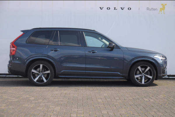 Volvo XC90 T8 390PK Automaat Recharge AWD R-Design / Adaptieve cruise control/ BLIS/ Luchtvering/ Trekhaak/ Harman Kardon Audio/ Apple carplay/ parkeersensoren met 360 Camera/ Elektrische achterklep/ Keyless/ Head up display