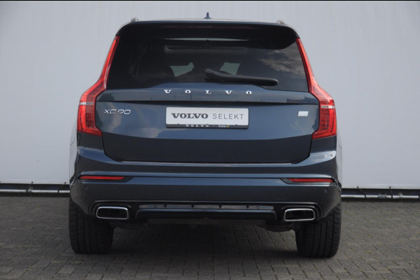 Volvo XC90 T8 390PK Automaat Recharge AWD R-Design / Adaptieve cruise control/ BLIS/ Luchtvering/ Trekhaak/ Harman Kardon Audio/ Apple carplay/ parkeersensoren met 360 Camera/ Elektrische achterklep/ Keyless/ Head up display