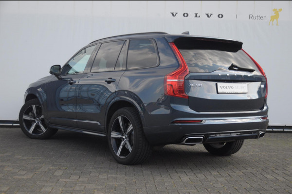 Volvo XC90 T8 390PK Automaat Recharge AWD R-Design / Adaptieve cruise control/ BLIS/ Luchtvering/ Trekhaak/ Harman Kardon Audio/ Apple carplay/ parkeersensoren met 360 Camera/ Elektrische achterklep/ Keyless/ Head up display