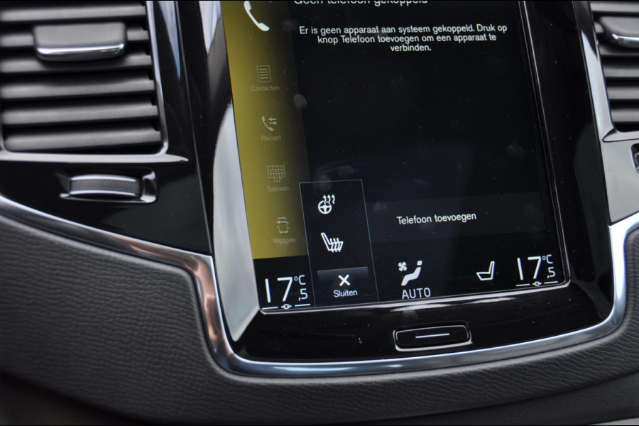Volvo XC90 T8 390PK Automaat Recharge AWD R-Design / Adaptieve cruise control/ BLIS/ Luchtvering/ Trekhaak/ Harman Kardon Audio/ Apple carplay/ parkeersensoren met 360 Camera/ Elektrische achterklep/ Keyless/ Head up display