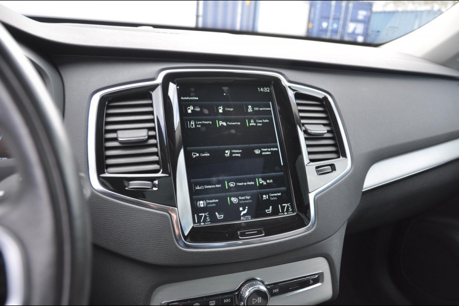 Volvo XC90 T8 390PK Automaat Recharge AWD R-Design / Adaptieve cruise control/ BLIS/ Luchtvering/ Trekhaak/ Harman Kardon Audio/ Apple carplay/ parkeersensoren met 360 Camera/ Elektrische achterklep/ Keyless/ Head up display
