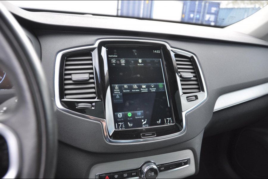 Volvo XC90 T8 390PK Automaat Recharge AWD R-Design / Adaptieve cruise control/ BLIS/ Luchtvering/ Trekhaak/ Harman Kardon Audio/ Apple carplay/ parkeersensoren met 360 Camera/ Elektrische achterklep/ Keyless/ Head up display