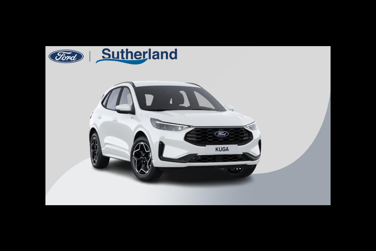 Ford Kuga 2.5 PHEV ST-Line 243 pk | Driver Assistance Pack | Wegklapbare trekhaak | 2.100 kg trekgewicht! | Winterpakket | 19 inch Licht metalen Velgen | €4.000,- prijsvoordeel!