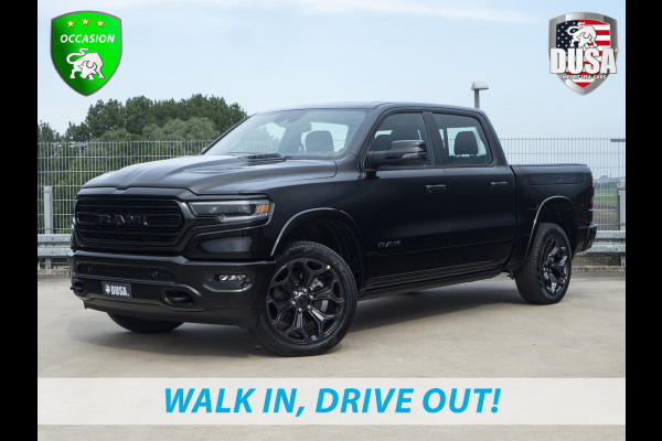 Dodge Ram | 1500 | Limited 5.7 V8 HEMI E-torque | DEMO | Panoramadak  | Luchtvering | RAMBOX | Digital Dash Getoonde accessoires zijn verkrijgbaar tegen meerprijs